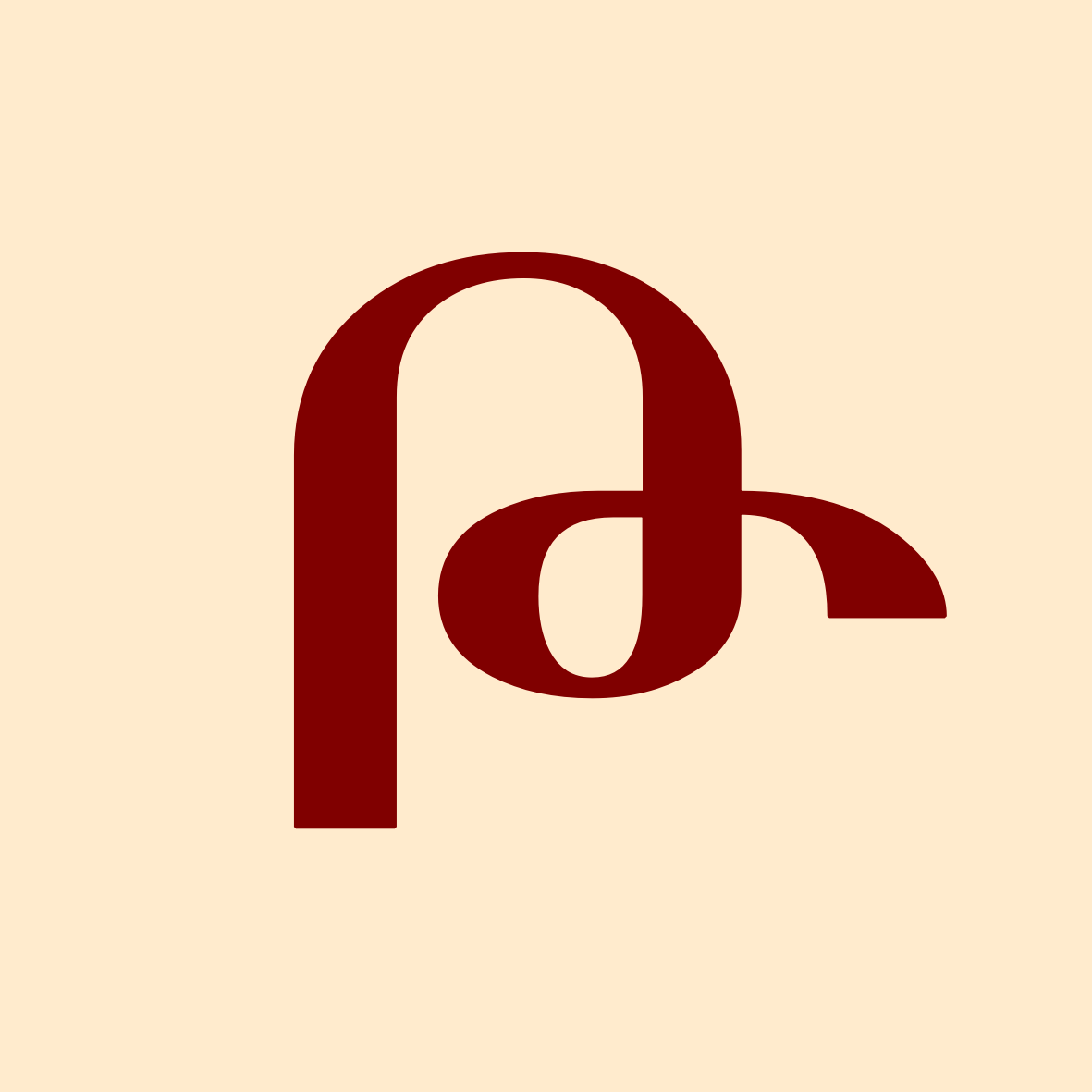 The Armenian letter t'o, which stands for my last name. It is kind of similar to the letter rē, which would stand for my first name